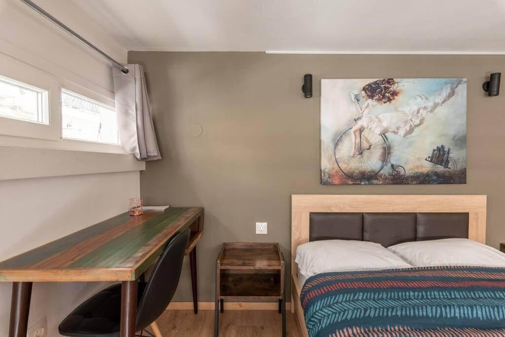 Industrial Loft Near Seaside W 200Mbps Apartment Солун Екстериор снимка